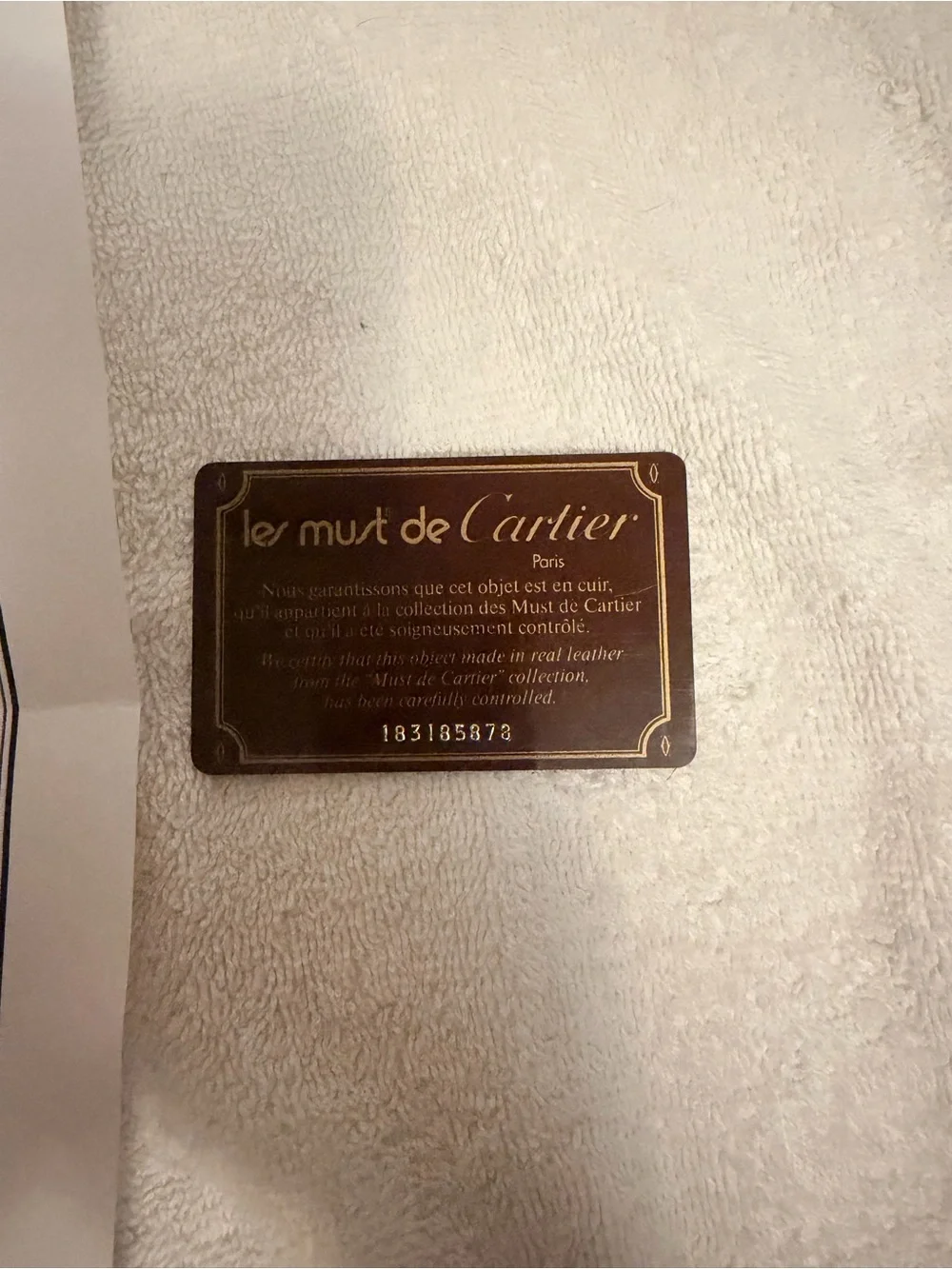Cartier classic shoulder